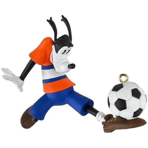 1998 Hallmark Keepsake Ornament Disney Goofy Soccer Star Mickey & Co Christmas - Picture 4 of 8